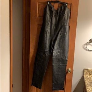 Leather catsuit